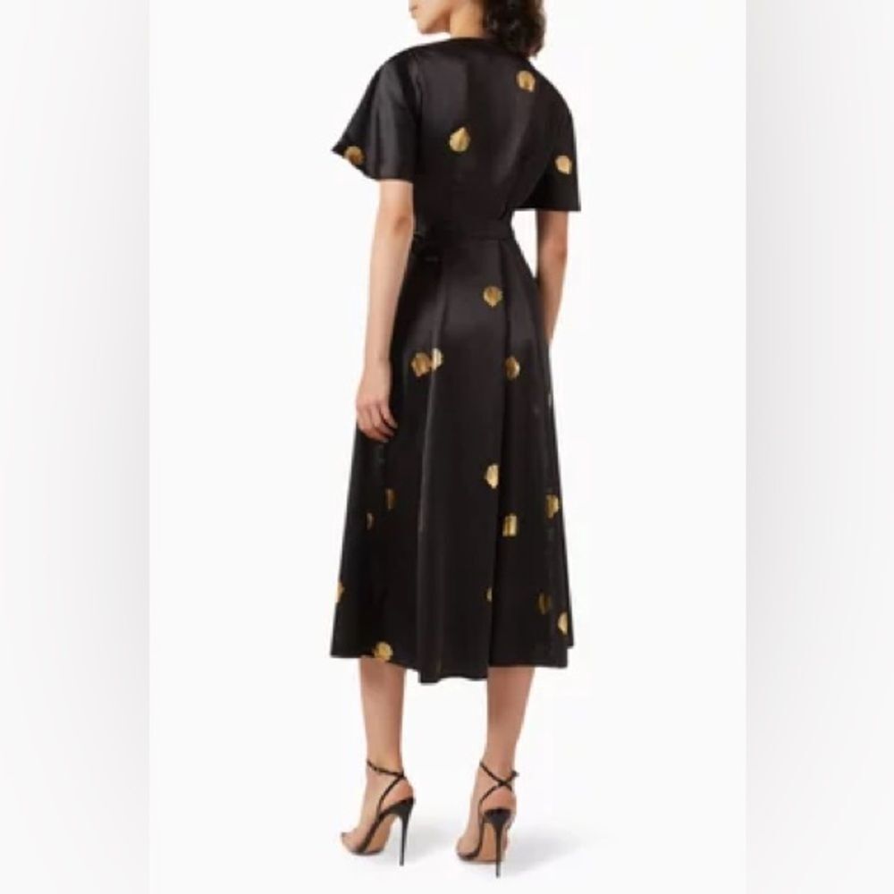 NWT NEVER FULLY DRESSED Shell Foil Zsa Zsa Wrap Dress Sz 6 Resort Wear